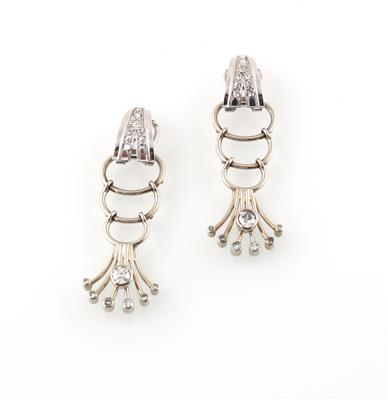 Diamant Ohrclipgehänge zus. ca. 1 ct - Jewellery