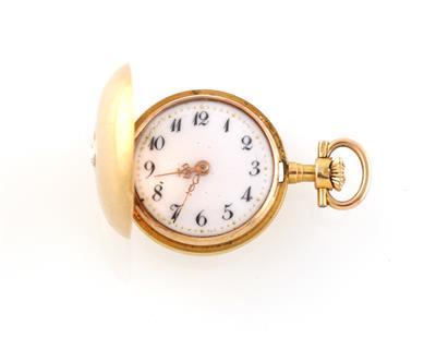 Altschliffdiamant Damenuhr ca. 0,30 ct - Kapesní hodinky