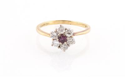 Brillantdamenring zus. ca. 0,60 ct - Jewellery