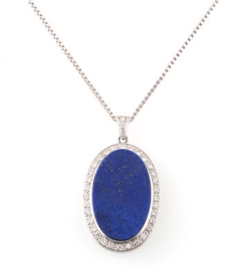 Brillant Lapislazuli Medaillon - Jewellery