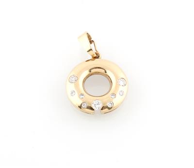 Brillantanhänger zus. ca. 0,60 ct - Schmuck