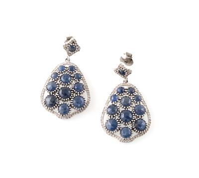 Diamant Saphirohrgehänge - Jewellery