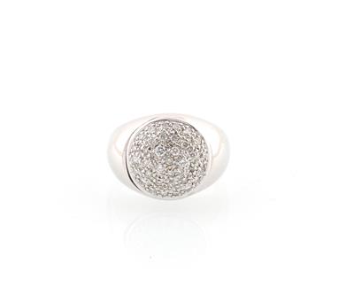 Brillant Diamantring zus. ca. 0,55 ct - Jewellery