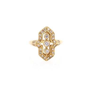 Brillantring zus. ca. 0,40 ct - Schmuck