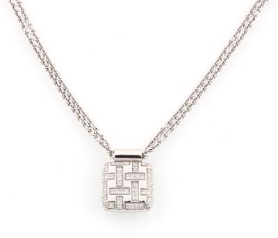 Brillantanhänger zus. ca. 0,25 ct - Schmuck