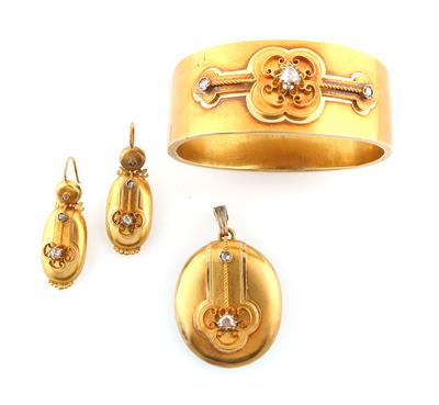 Diamantrauten Damenschmuckgarnitur - Jewellery