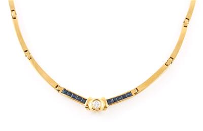 Brillant Saphircollier - Jewellery