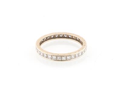 Brillantmemoryring zus. ca. 1 ct - Gioielli