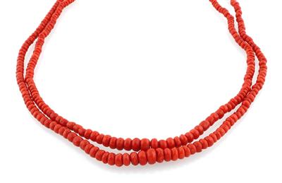 Korallen Halskette - Klenoty