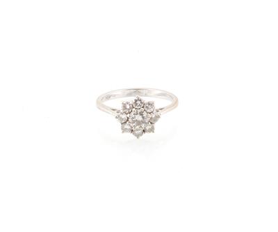 Brillantring zus. ca. 0,90 ct - Jewellery