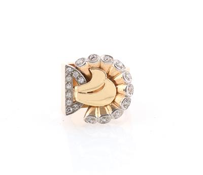 Achtkantdiamant Ring zus. ca. 0,20 ct - Schmuck