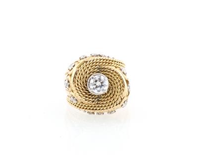 Diamantring zus. ca. 0,90 ct - Schmuck