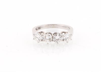 Brillantring zus. ca. 1,08 ct - Klenoty