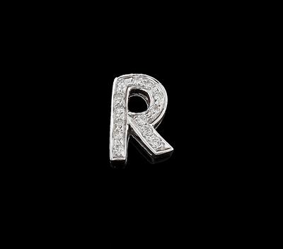 Brillantanhänger "R" - Schmuck