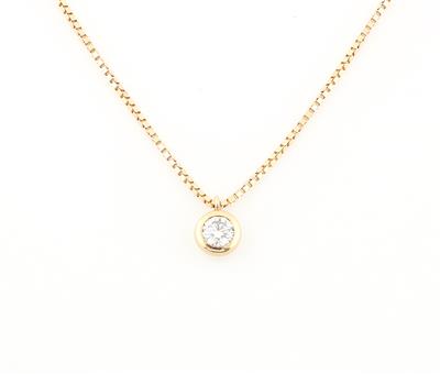 Brillantsolitärcollier ca. 0,38 ct - Klenoty