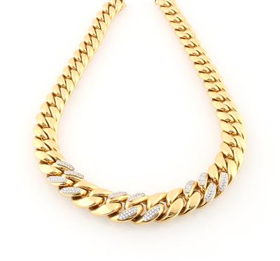 Brillant Halskette zus. ca. 1,50 ct - Jewellery