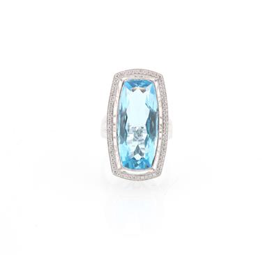 Ring mit behandeltem Topas ca. 17,45 ct - Klenoty