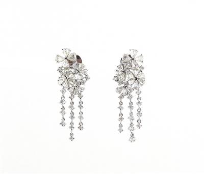 Diamant Ohrgehänge zus. ca. 3,55 ct - Jewellery