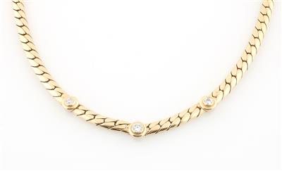 Brillantcollier zus. ca.1,40 ct - Schmuck