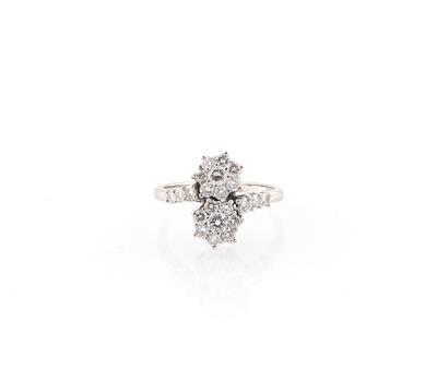 Brillantring zus. ca. 1 ct - Klenoty