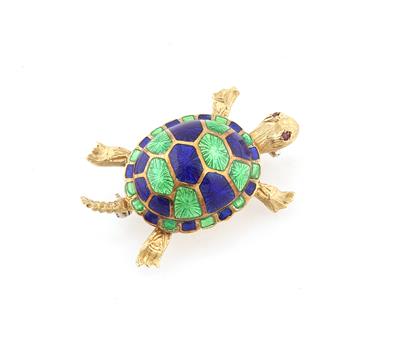 Brosche Schildkröte - Schmuck