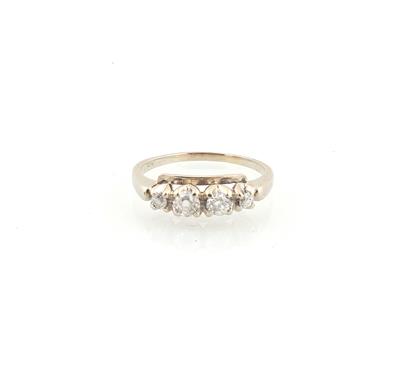 Altschliffdiamant Ring zus. ca. 0,50 ct - Schmuck