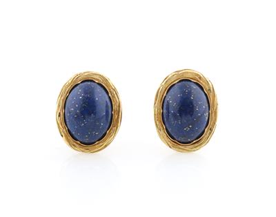 Lapis Lazuli Ohrclips - Jewellery