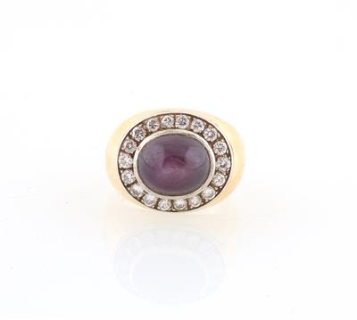 Sternrubinring ca. 9,50 ct - Schmuck