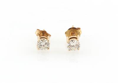 Brillantohrstecker zus. ca. 1 ct - Schmuck