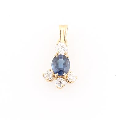Diamant Saphiranhänger - Jewellery