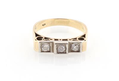 Altschliffdiamant Ring zus. ca. 0,30 ct - Jewellery