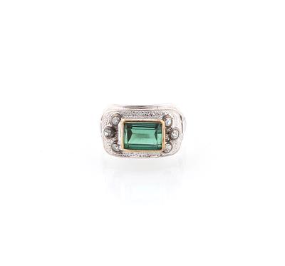 Diamant Turmalinring - Schmuck