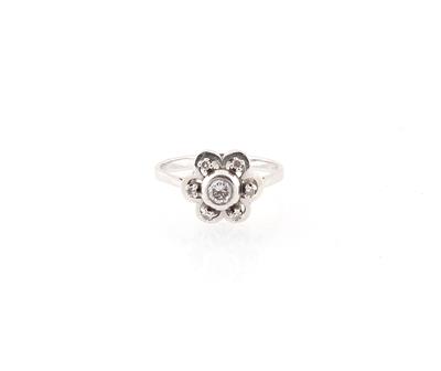 Diamantring zus. ca. 0,30 ct - Gioielli