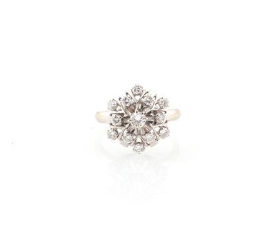 Brillantring zus. ca. 0,93 ct - Klenoty