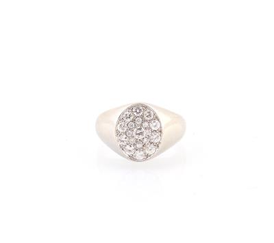 Brillant Diamant Ring zus. ca. 0,70 ct - Klenoty