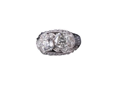 Diamantring zus. ca. 3,20 ct - Gioielli