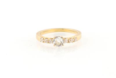 Altschliffbrillant Ring zus. ca. 0,90 ct - Exquisite jewellery