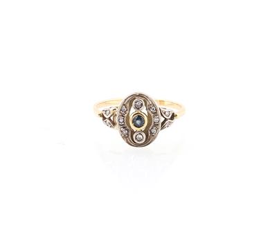 Diamant Saphir Ring - Erlesener Schmuck