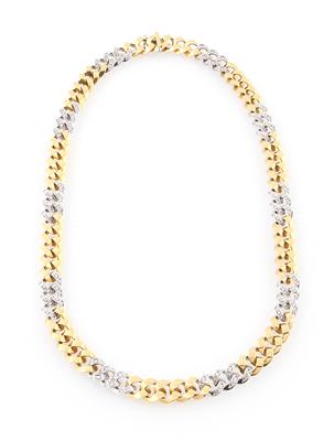 Diamanthalskette zus. ca. 1,80 ct - Exquisite jewellery