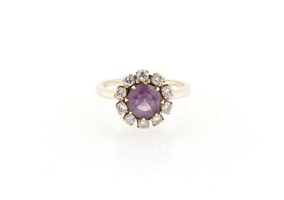 Brillant Amethystring - Schmuck