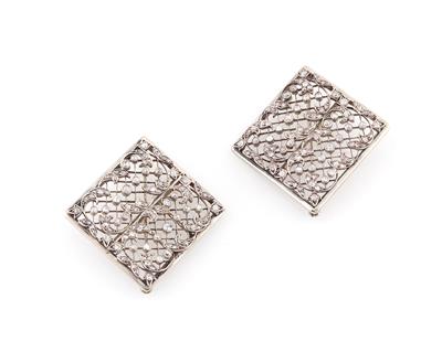 2 Diamantbroschen zus. ca. 3 ct - Exquisite jewellery