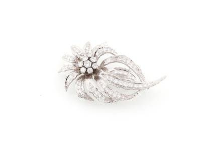 Brillant Brosche zus. ca. 5 ct - Erlesener Schmuck