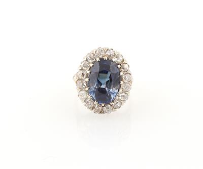 Diamant Saphirring - Klenoty