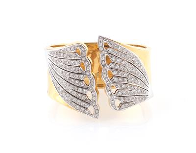 Brillant Armspange zus. ca. 6 ct - Erlesener Schmuck