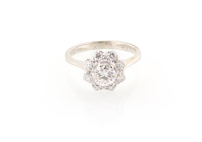 Brillantring zus. ca. 0,85 ct - Erlesener Schmuck