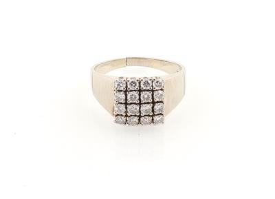 Brillantring zus. ca. 0,75 ct - Klenoty