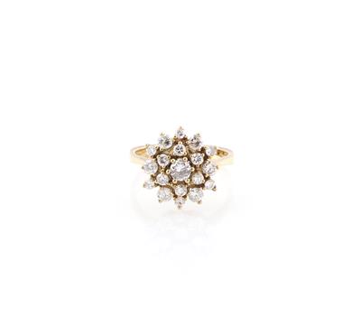 Brillantring zus. ca. 1 ct - Klenoty