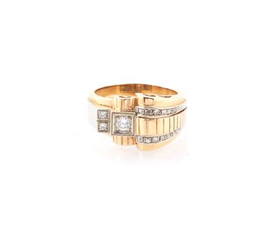 Diamantring zus. ca. 0,35 ct - Schmuck