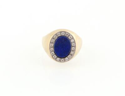 Brillant Lapislazuli Ring - Schmuck