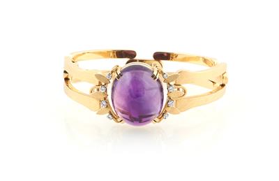 Brillant Amethyst Armband - Klenoty